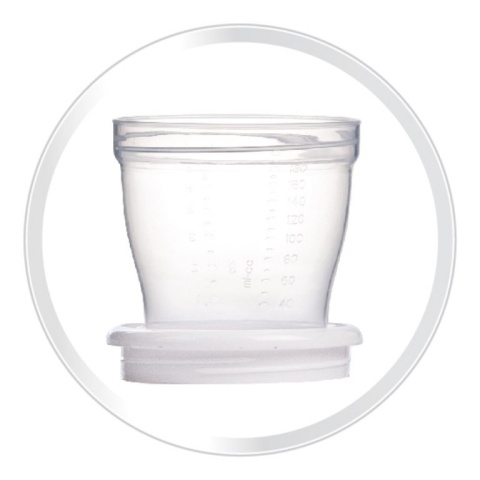 Pojemniki do przechowywania pokarmu 180ml 4 sztuki Canpol 12/204