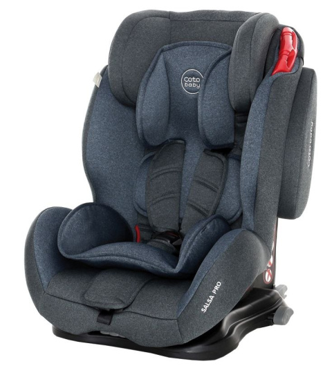 SALSA PRO Coto Baby 9-36kg ISOFIX fotelik samochodowy - light blue melange