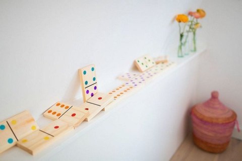 BS Toys, Domino drewniane 'Kolorowe'