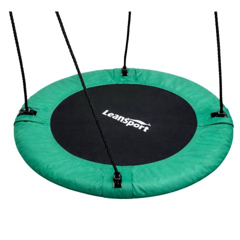 Huśtawka Ogrodowa Bocianie Gniazdo Siedzisko 2w1 Stelaż Biały 210x170 cm