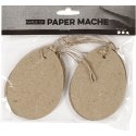 Jajko - Zawieszka z papier-mache 6 szt.