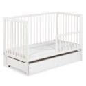 KLUPŚ Łóżeczko FRANIA biel 120x60