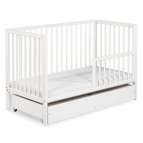 KLUPŚ Łóżeczko FRANIA biel 120x60