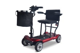 Skuter Elektryczny Czterokołowy dla Seniorów EasyGo Czerwony