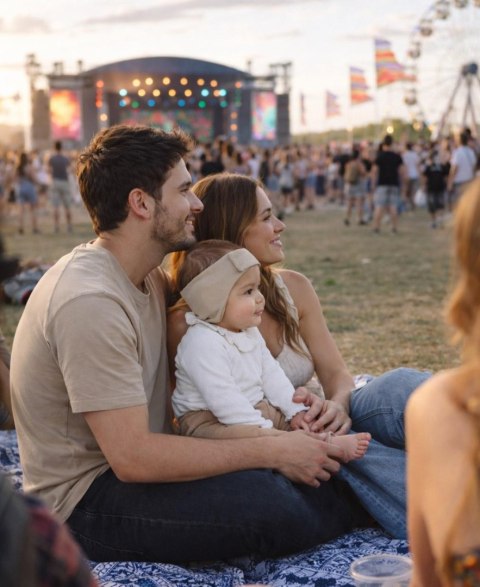 Słuchawki ochronne opaska DOOKY 6-12m Beige