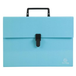 Teczka harmonijkowa 18 przeg. Błękitna