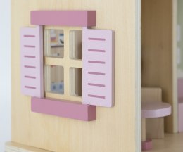 VIGA 44256 PolarB Dwupoziomowy domek dla lalek z mebelkami