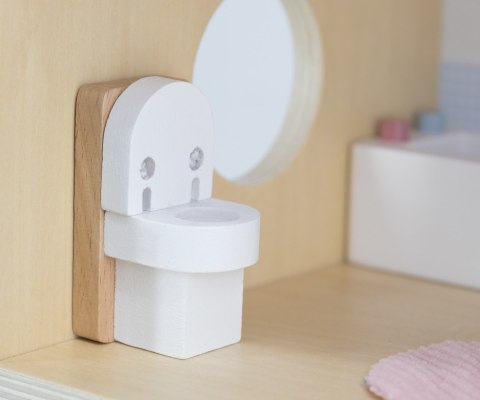 VIGA 44256 PolarB Dwupoziomowy domek dla lalek z mebelkami