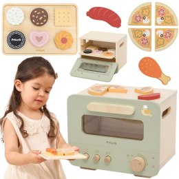 VIGA Drewniana Kuchnia Piekarnik Zestaw do Pieczenia Słodko-Pikantnych Potraw 12akc.