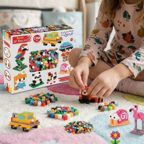 WOOPIE Klocki Konstrukcyjne 3D PIXEL 1750 el.