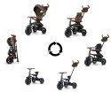 MILLY MALLY 6299 Qplay Rowerek Trójkołowy Rito Deluxe Rubber Brown