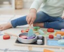 TOOKY TOY Drewniana Kuchnia z Akcesoriami - Zestaw Małego Kucharza