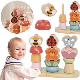 VIGA Drewniana Układanka Sorter Ogród 12m+