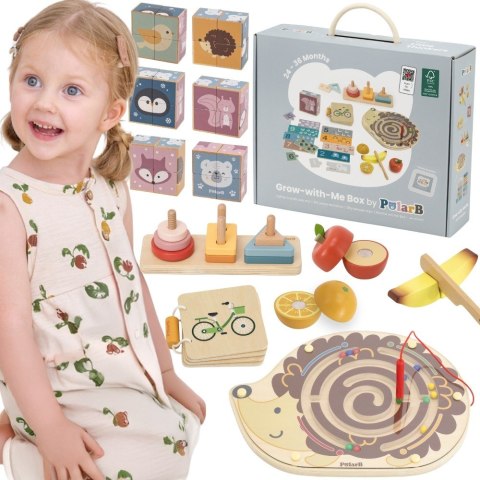 VIGA Zestaw Zabawek Edukacyjnych Pudełko Box od 24 miesiąca do 36 miesiąca