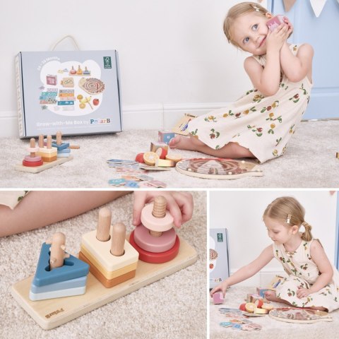 VIGA Zestaw Zabawek Edukacyjnych Pudełko Box od 24 miesiąca do 36 miesiąca