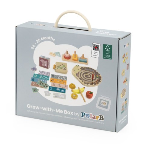 VIGA Zestaw Zabawek Edukacyjnych Pudełko Box od 24 miesiąca do 36 miesiąca