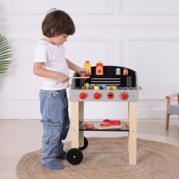 WOOPIE GREEN Grill Drewniany Szaszłyki Warzywa Akcesoria 24el.