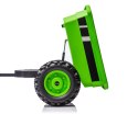 MILLY MALLY 5739 Pojazd na akumulator Traktor z przyczepą Farmer Green