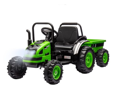 MILLY MALLY 5739 Pojazd na akumulator Traktor z przyczepą Farmer Green