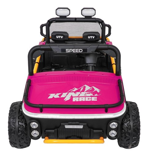 Pojazd Buggy UTV SPEED Różowy