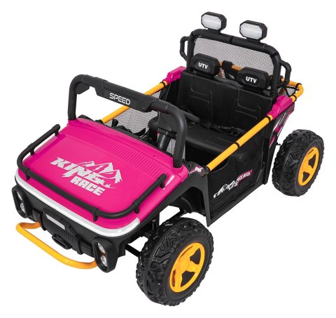 Pojazd Buggy UTV SPEED Różowy