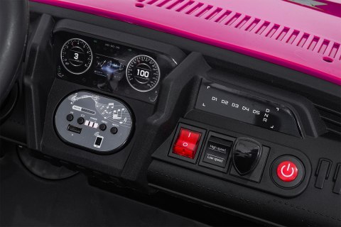 Pojazd Buggy UTV SPEED Różowy