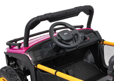 Pojazd Buggy UTV SPEED Różowy