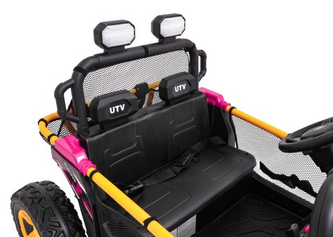 Pojazd Buggy UTV SPEED Różowy