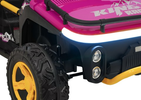 Pojazd Buggy UTV SPEED Różowy