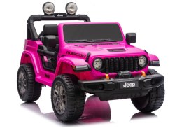 Pojazd Na Akumulator Jeep Rubicon 4x4 DK-JWR556 4x200W 24V Różowy