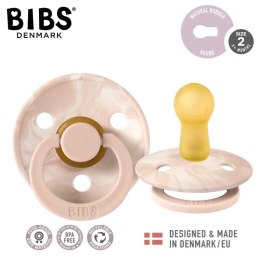 BIBS COLOUR TIE DYE 2-PACK BLUSH IVORY & BLUSH IVORY M Smoczek Uspokajający kauczuk Hevea