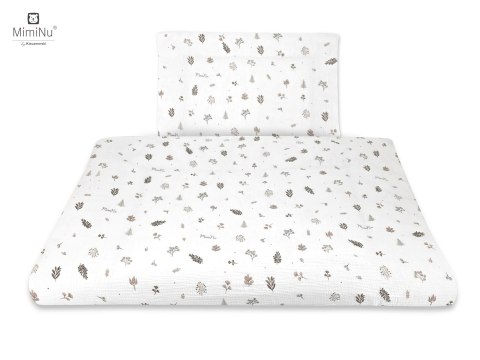 KIECZMERSKI Pościel C-2 100x135 cm MIMINU DESIGN Listki bawełna 100%