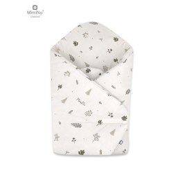 KIECZMERSKI Rożek usztywniony 75x75 cm MIMINU DESIGN Listki bawełna 100%