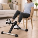 Mini Rowerek Treningowy Rotor Rehabilitacyjny 2w1 Z Licznikiem LCD Czarny