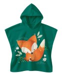 Okrycie kąpielowe z kapturem 100% cotton Lisek