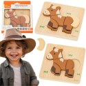 VIGA Drewniane Puzzle - Mój Przyjaciel Konik