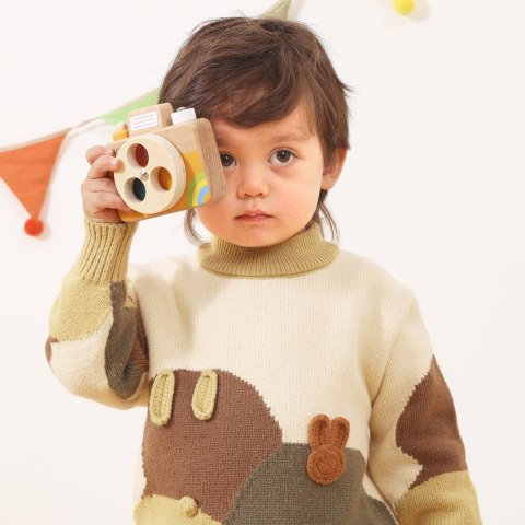 VIGA Drewniany Aparat Fotograficzny -Kolory i Dźwięk