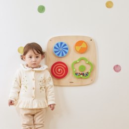 VIGA Drewniany Panel Ścienny - Wirujące Wzory