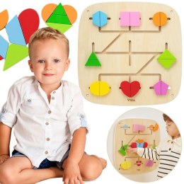 VIGA Panel Aktywności Ścienny 16 Ruchomych Elementów