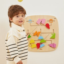 VIGA Panel Aktywności Ścienny 16 Ruchomych Elementów