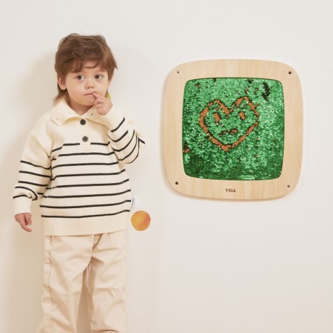 VIGA Panel Aktywności Ścienny z Cekinami