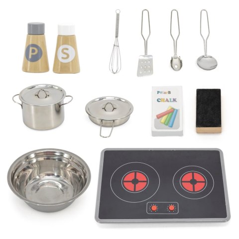 VIGA PolarB Drewniana Kuchnia Światło Dźwięk + Akcesoria