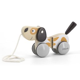 VIGA PolarB Drewniany Piesek do Ciągnięcia Koordynacja, Równowaga