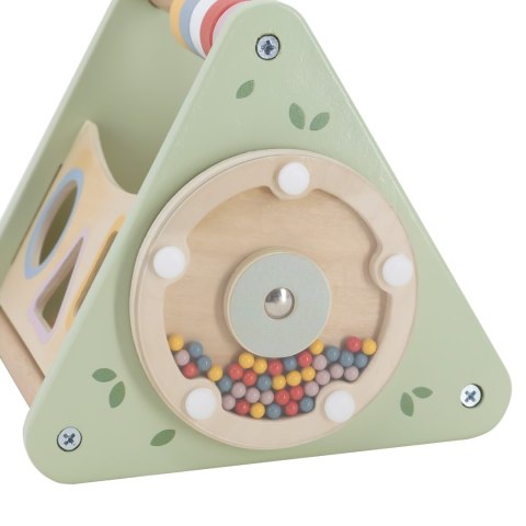 VIGA Trójkąt Aktywności - Drewniana Zabawka Edukacyjna 5w1