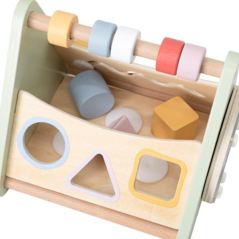 VIGA Trójkąt Aktywności - Drewniana Zabawka Edukacyjna 5w1