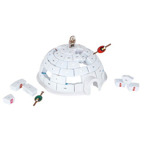 Gra zręcznościowa zbuduj igloo pingwiny