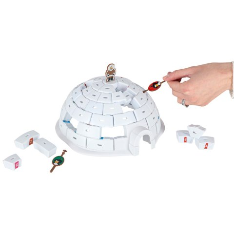 Gra zręcznościowa zbuduj igloo pingwiny