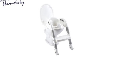 THERMOBABY Nakładka na WC ze stopniem szara