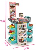 WOOPIE Sklep Supermarket i Wózek Koszyk Sklepowy Kasa Waga Skaner 47 akc