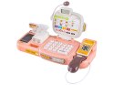 Edukacyjna sklepowa kasa fiskalna 30 El. Waga Kalkulator Czytnik Kodów Akcesoria